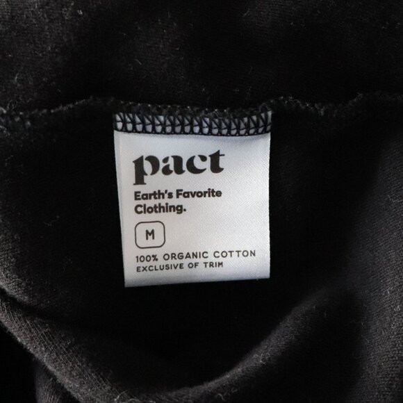 Pact Airplane Organic Cotton Medium Colorblock Mock Neck Pullover Sweater - Picture 11 of 12